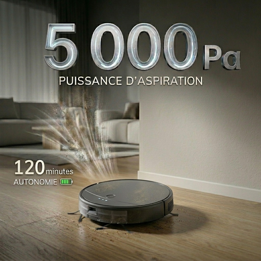 V10 – Robot intelligent, puissant et silencieux